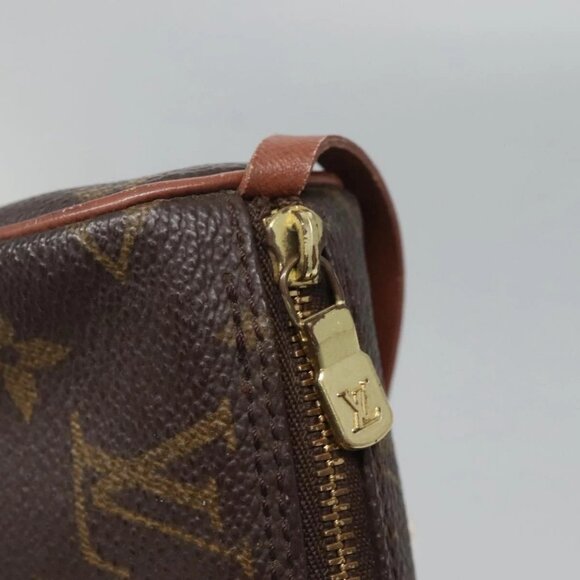 LOUIS VUITTON Monogram Papillon Pouch LV Auth SW860 - Picture 10 of 16
